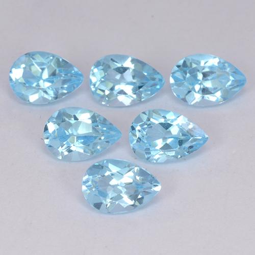 0.6ct Pear Facet Sky Blue Topaz for sale thumb image of 0.6ct Pear Facet Sky Blue Topaz (ID: 452250)