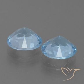 Topaz Gemstones in 8 mm (calibrated) Size for Sale, Topaz Stones in Sky Blue Color