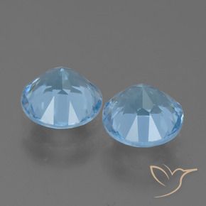 Topaz Gemstones in 8 mm (calibrated) Size for Sale, Topaz Stones in Sky Blue Color