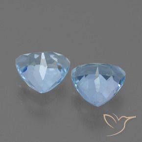 Topaz Gemstones in 7 x 7 mm (calibrated) Size for Sale, Topaz Stones in Sky Blue Color