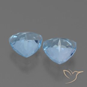 Topaz Gemstones in 7 x 7 mm (calibrated) Size for Sale, Topaz Stones in Sky Blue Color