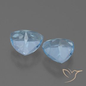Topaz Gemstones in 7 x 7 mm (calibrated) Size for Sale, Topaz Stones in Sky Blue Color