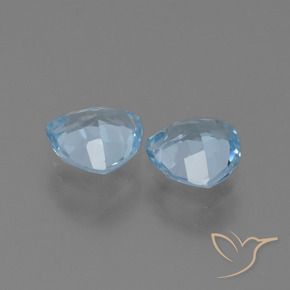 Topaz Gemstones in 7 x 7 mm (calibrated) Size for Sale, Topaz Stones in Sky Blue Color