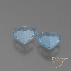 Topaz Gemstones in 7 x 7 mm (calibrated) Size for Sale, Topaz Stones in Sky Blue Color