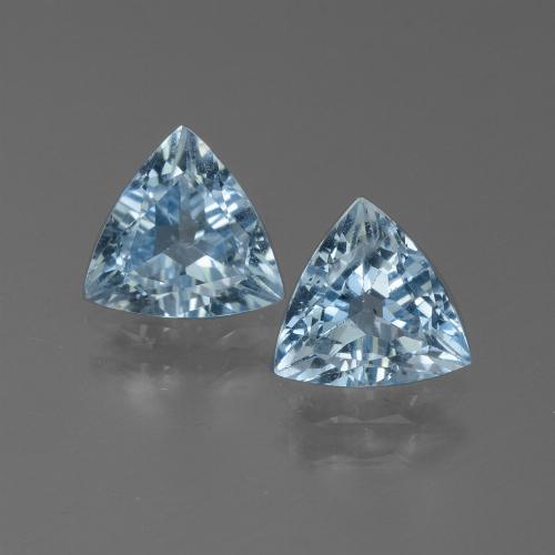 Himmerlblau Topas Edelstein - 1.2ct Trillantschliff (ID: 452617)