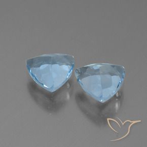 Topaz Gemstones in 7 x 7 mm (calibrated) Size for Sale, Topaz Stones in Sky Blue Color