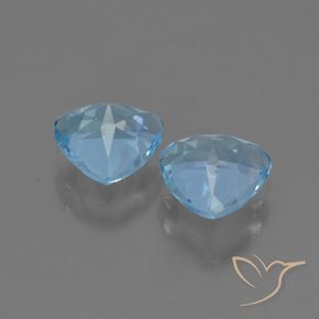 Topaz Gemstones in 7 x 7 mm (calibrated) Size for Sale, Topaz Stones in Sky Blue Color