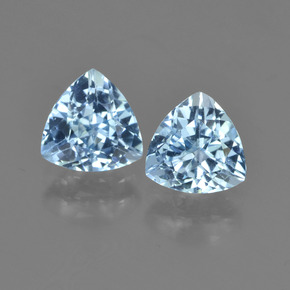 2.9ct Trillion Facet Sky Blue Topaz for sale thumb image of 2.9ct Trillion Facet Sky Blue Topaz (ID: 452624)