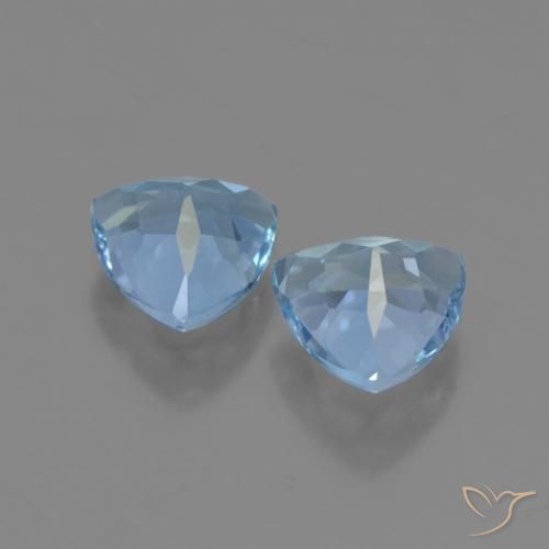Topaz Gemstones in 7 x 7 mm (calibrated) Size for Sale, Topaz Stones in Sky Blue Color