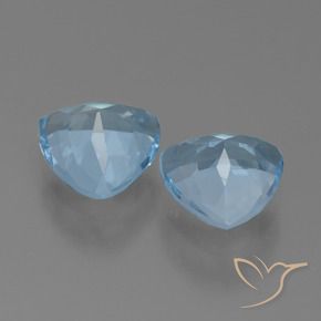 Topaz Gemstones in 7 x 7 mm (calibrated) Size for Sale, Topaz Stones in Sky Blue Color