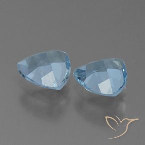 Topaz Gemstones in 7 x 7 mm (calibrated) Size for Sale, Topaz Stones in Sky Blue Color