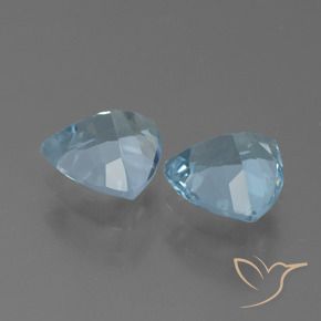 Topaz Gemstones in 7 x 7 mm (calibrated) Size for Sale, Topaz Stones in Swiss Blue Color