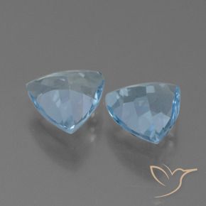 Topaz Gemstones in 7 x 7 mm (calibrated) Size for Sale, Topaz Stones in Sky Blue Color