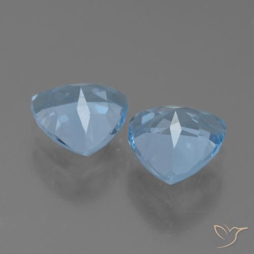 Topaz Gemstones in 7 x 7 mm (calibrated) Size for Sale, Topaz Stones in Sky Blue Color