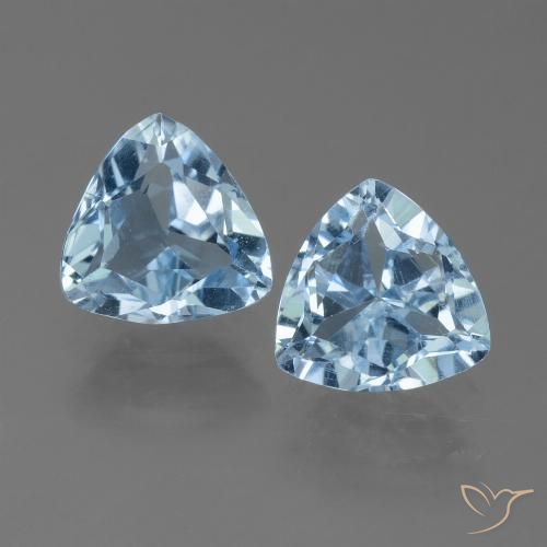 2.67ctw Natural Swiss Blue Topaz, Trillion, VVS-VS