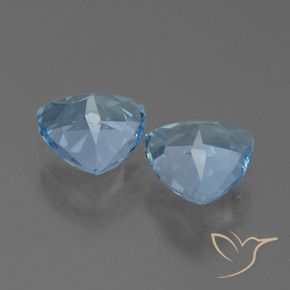 Topaz Gemstones in 7 x 7 mm (calibrated) Size for Sale, Topaz Stones in Sky Blue Color