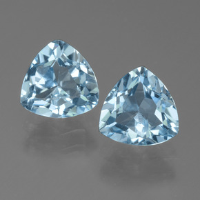 1.6ct Trillion Facet Sky Blue Topaz Gem for sale 1.6ct Trillion Facet Sky Blue Topaz Gem (ID: 452696)