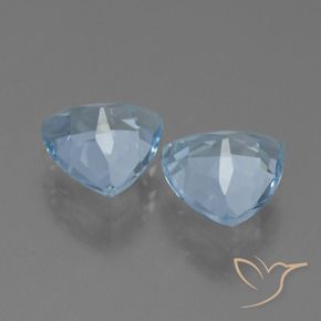 Topaz Gemstones in 7 x 7 mm (calibrated) Size for Sale, Topaz Stones in Sky Blue Color