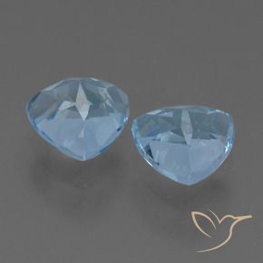 Topaz Gemstones in 7 x 7 mm (calibrated) Size for Sale, Topaz Stones in Sky Blue Color