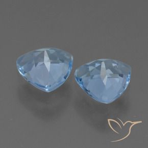 Topaz Gemstones in 7 x 7 mm (calibrated) Size for Sale, Topaz Stones in Swiss Blue Color