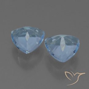 Topaz Gemstones in 7 x 7 mm (calibrated) Size for Sale, Topaz Stones in Sky Blue Color