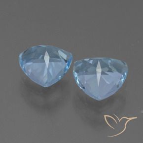 Topaz Gemstones in 7 x 7 mm (calibrated) Size for Sale, Topaz Stones in Sky Blue Color