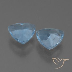 Topaz Gemstones in 7 x 7 mm (calibrated) Size for Sale, Topaz Stones in Sky Blue Color