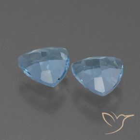 Topaz Gemstones in 7 x 7 mm (calibrated) Size for Sale, Topaz Stones in Sky Blue Color