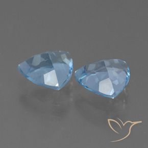 Topaz Gemstones in 7 x 7 mm (calibrated) Size for Sale, Topaz Stones in Sky Blue Color