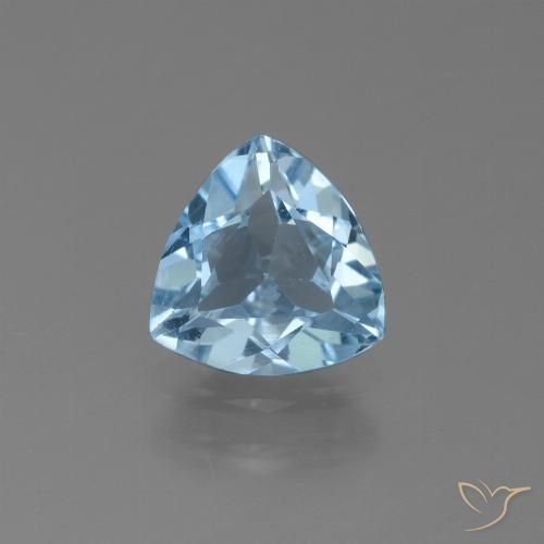 1.14ct Natural Sky Blue Topaz, Trillion, VS