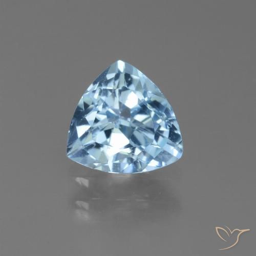 1.42ct Natural Sky Blue Topaz, Trillion, VS
