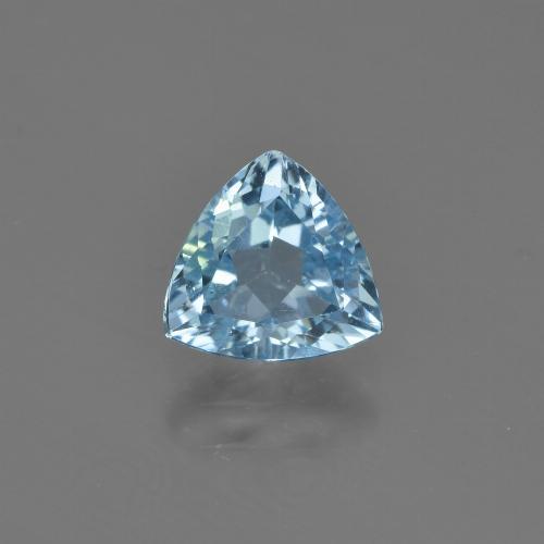 Sky Blue Topaz Gem - 1.3ct Trillion Facet (ID: 452862)