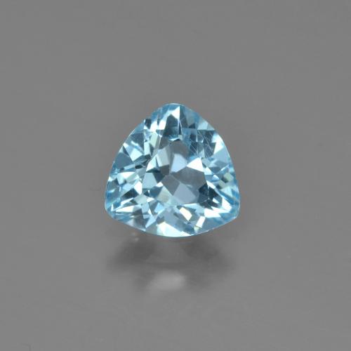 Swiss Blue Topaz Gem - 1.2ct Trillion Facet (ID: 452863)