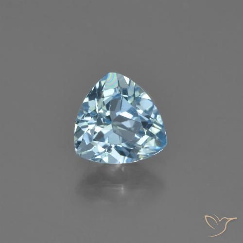 1.35ct Natural Sky Blue Topaz, Trillion, VVS-VS