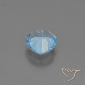 Topaz Gemstone in 6.9 x 6.7 mm Size for Sale, Topaz Stone in Swiss Blue Color
