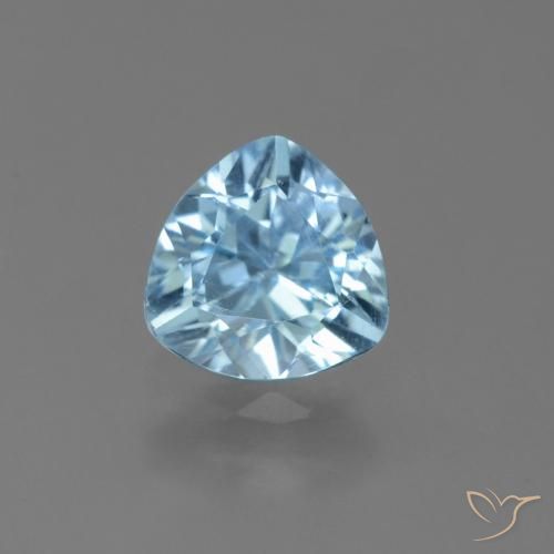 1.32ct Natural Sky Blue Topaz, Trillion, VS