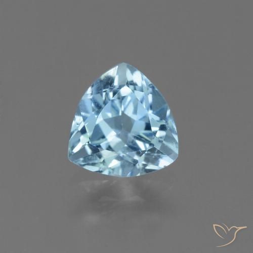 1.32ct Natural Sky Blue Topaz, Trillion, VS
