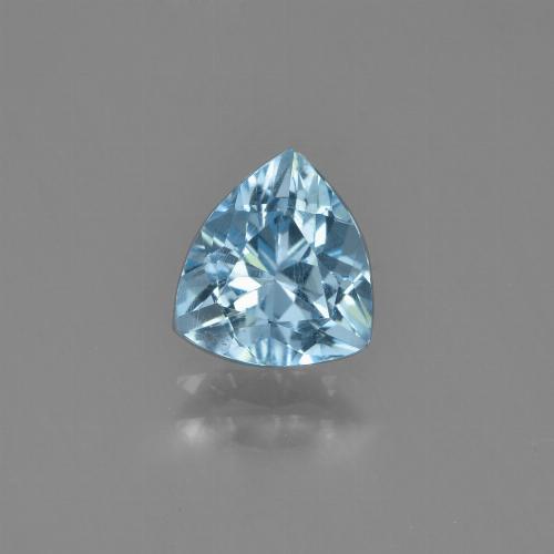 Swiss Blue Topaz Gem - 1.1ct Trillion Facet (ID: 452943)
