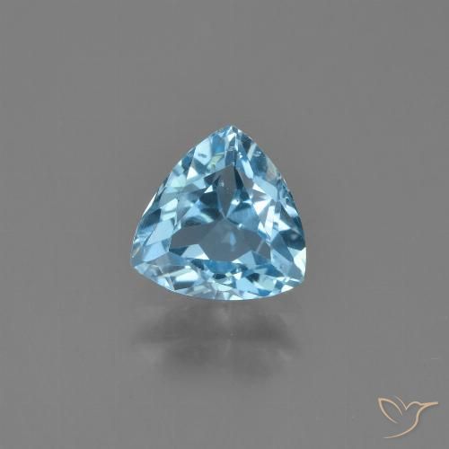 1.30ct Natural Sky Blue Topaz, Trillion, VS