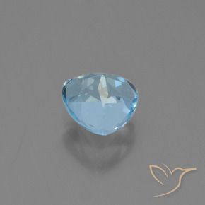 Topaz Gemstone in 6.8 x 6.7 mm Size for Sale, Topaz Stone in Swiss Blue Color