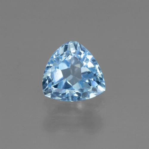 Swiss Blue Topaz Gem - 1.2ct Trillion Facet (ID: 452965)