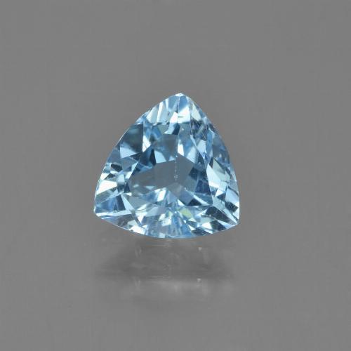 Swiss Blue Topaz Gem - 1.2ct Trillion Facet (ID: 452971)