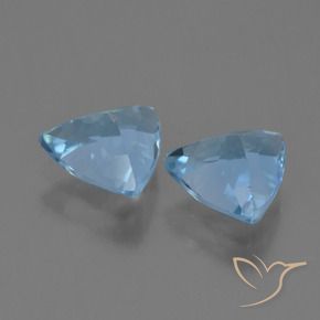 Topaz Gemstones in 7 x 7 mm (calibrated) Size for Sale, Topaz Stones in Sky Blue Color