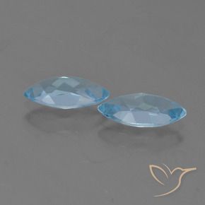Topaz Gemstones in 10.3 x 5.1 mm Size for Sale, Topaz Stones in Sky Blue Color
