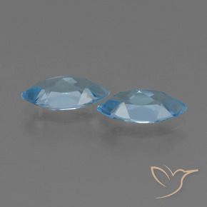 Topaz Gemstones in 10.1 x 5.2 mm Size for Sale, Topaz Stones in Swiss Blue Color