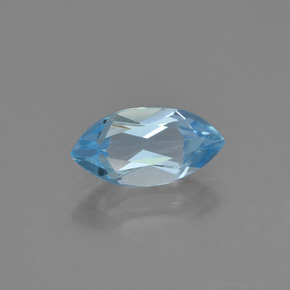 Azul Cielo Topacio Gema - 1.3ct Forma marquesa (ID: 453989)