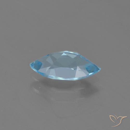 Topaz Gemstone in 10.1 x 5.1 mm Size for Sale, Topaz Stone in Swiss Blue Color