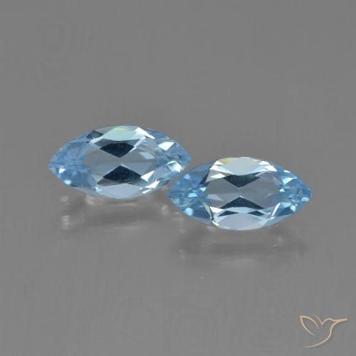 2.61ctw Natural Sky Blue Topaz, Marquise, VVS-VS