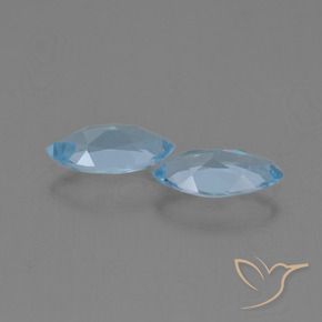 Topaz Gemstones in 10.3 x 5.2 mm Size for Sale, Topaz Stones in Sky Blue Color