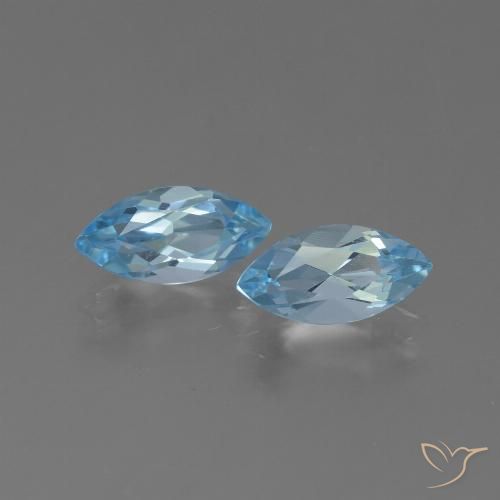 2.71ctw Natural Sky Blue Topaz, Marquise, VVS-VS